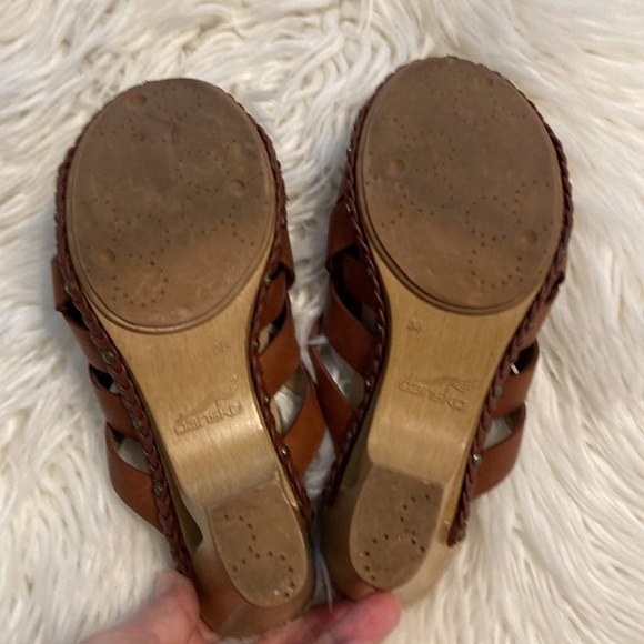 DANSKO Sandals size 38 US 7.5/8 good condition see all photos color brown - Picture 8 of 16